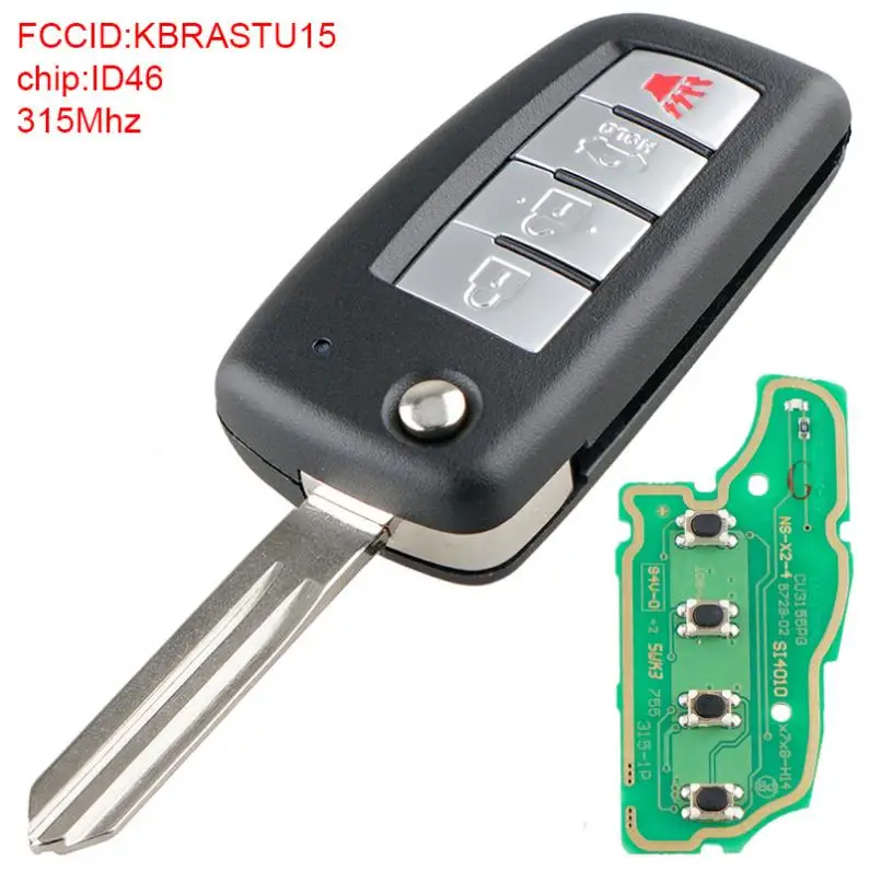 1pcs Black 315Mhz 4 Buttons Upgraded Remote Car Key Replacement with ID46 Chip KBRASTU15 fit for Nissan Versa / Xterra
1pcs Black 315Mhz 4 Buttons Upgraded Remote Car Key Replacement with ID46 Chip KBRASTU15 fit for Nissan Versa / Xterra