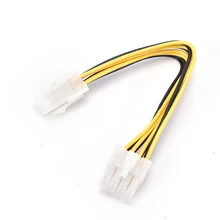 1 pcs ATX 4 Pin Male to 8 Pin Female EPS CPU Power Lead Adapter 12V ATX P4 to EPS 8pin Converter Cable
1 pcs ATX 4 Pin Male to 8 Pin Female EPS CPU Power Lead Adapter 12V ATX P4 to EPS 8pin Converter Cable