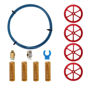 3D Printer Kit with Capricorn Advanced XS Bowden Tube, 4 Aluminum Manual Twist Leveling Nuts, Suitable for Ender 3/3 Pro
3D Printer Kit with Capricorn Advanced XS Bowden Tube, 4 Aluminum Manual Twist Leveling Nuts, Suitable for Ender 3/3 Pro