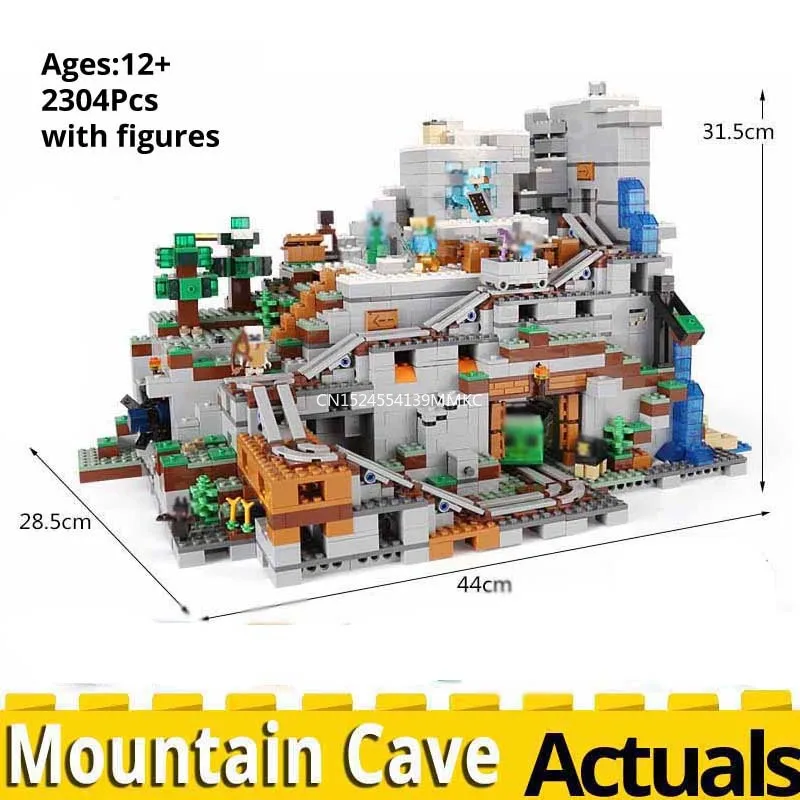 The Mountain Cave TOYS 2304PCS Compatible My worlds 21137 stacking block model building kit Blocks Bricks
The Mountain Cave TOYS 2304PCS Compatible My worlds 21137 stacking block model building kit Blocks Bricks