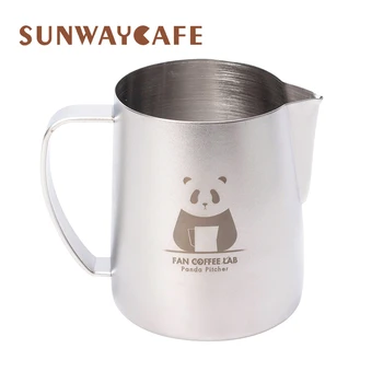 700ml Coffee Pitcher Panda Pattern Stainless Steel Milk Jug Frothing Pitcher Espresso Tools Cafe Accessories For Barista
700ml Coffee Pitcher Panda Pattern Stainless Steel Milk Jug Frothing Pitcher Espresso Tools Cafe Accessories For Barista