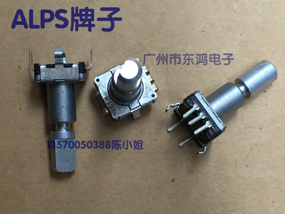 2PCS/LOT ALPS Alps type EC11 encoder with switch 30, location 15, pulse point, shaft length 22mm
2PCS/LOT ALPS Alps type EC11 encoder with switch 30, location 15, pulse point, shaft length 22mm
