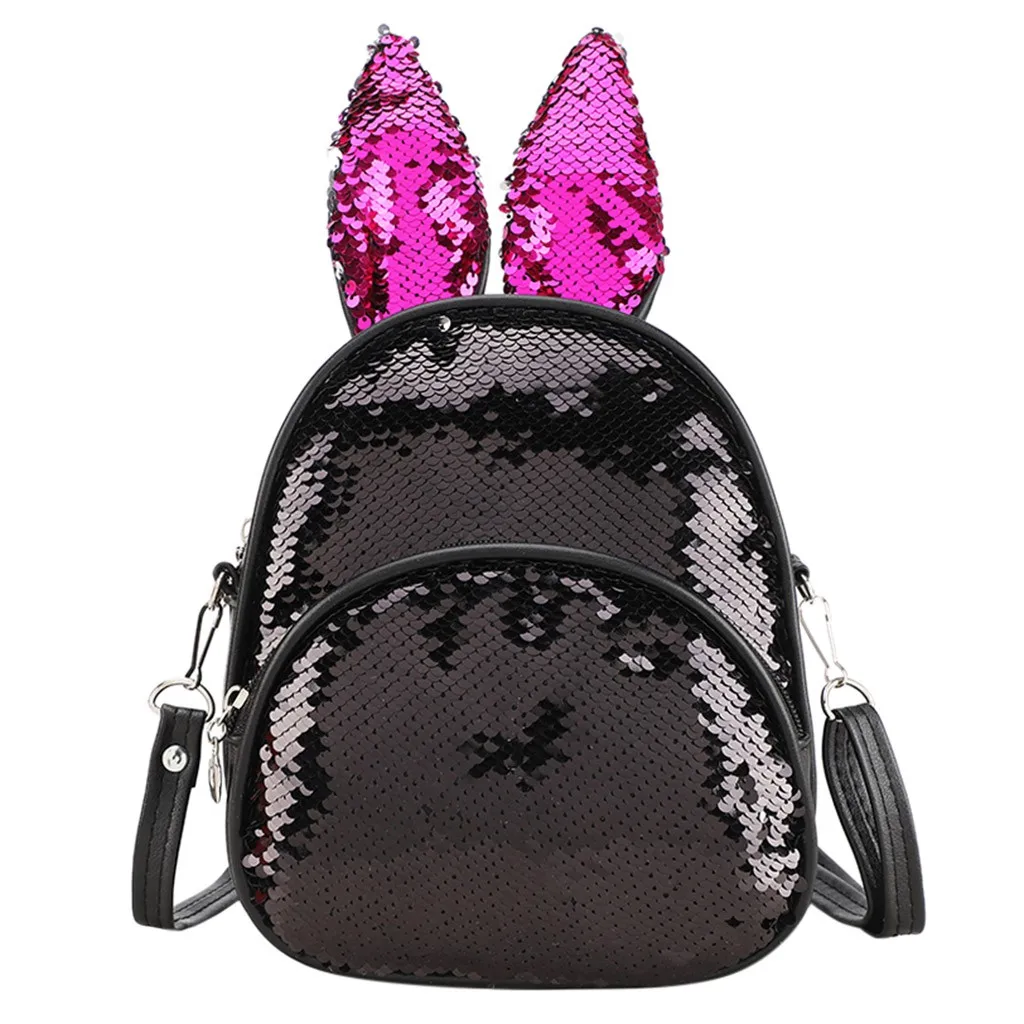 Mini Backpack Women Bag 2019 Fashion Trend Sequins Cute Rabbit Ears Children's Bag Shoulder Bags School Backpack Small Bagpack
Mini Backpack Women Bag 2019 Fashion Trend Sequins Cute Rabbit Ears Children's Bag Shoulder Bags School Backpack Small Bagpack