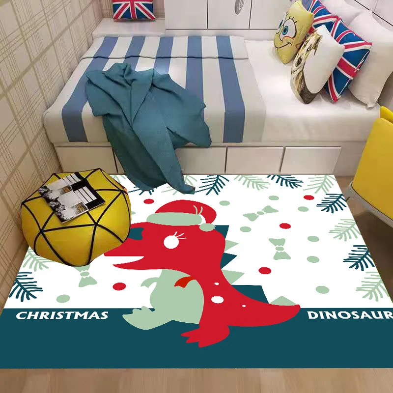 Merry Christmas Dinosaur Carpet Square Anti-Skid Area Floor Mat Rug Non-slip Mat Dining Room Living Room Soft Bedroom Carpet 02
Merry Christmas Dinosaur Carpet Square Anti-Skid Area Floor Mat Rug Non-slip Mat Dining Room Living Room Soft Bedroom Carpet 02