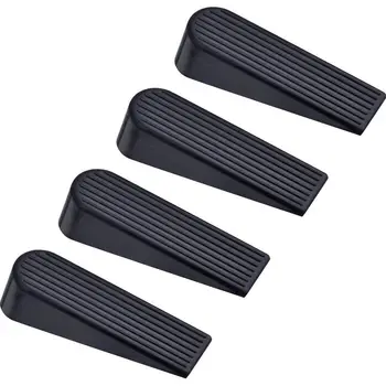 Retail 4 Pack Door Stop Wedges, Rubber Non-Scratching Door Stoppers for Home and Office (Black)
Retail 4 Pack Door Stop Wedges, Rubber Non-Scratching Door Stoppers for Home and Office (Black)