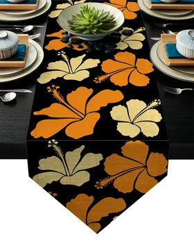 Hibiscus Flower Tropical Flower Yellow Orange Plant Table Runner Table Flag Home Party Decorative Tablecloth Table Runners
Hibiscus Flower Tropical Flower Yellow Orange Plant Table Runner Table Flag Home Party Decorative Tablecloth Table Runners