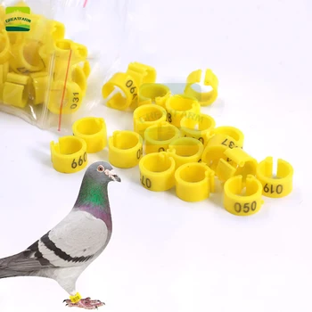 Pigeon foot-rings 100 Pcs Multicolor Meat Pigeon Marker Ring Digital Identification Ring for Pigeon Plastic Card Bird Tools
Pigeon foot-rings 100 Pcs Multicolor Meat Pigeon Marker Ring Digital Identification Ring for Pigeon Plastic Card Bird Tools