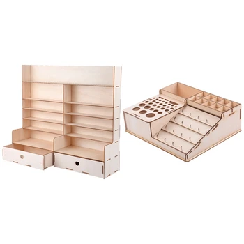 2 Pcs Paint Rack Shelf Pigment Ink Bottles Organizer Storage Stand Holder with Cabinet Good Stability and Table Rack 
2 Pcs Paint Rack Shelf Pigment Ink Bottles Organizer Storage Stand Holder with Cabinet Good Stability and Table Rack