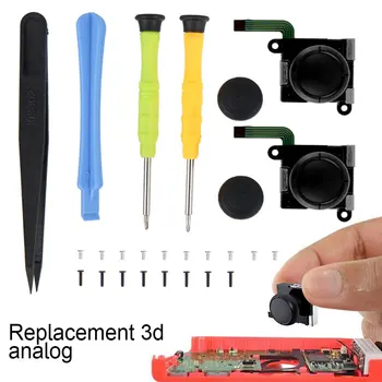 Two Pack 3D Analog Joycon Joystick Thumb Sticks Replacement for Nintend Switch Joycon Switch Joysticks Replacement Repair Tool
Two Pack 3D Analog Joycon Joystick Thumb Sticks Replacement for Nintend Switch Joycon Switch Joysticks Replacement Repair Tool