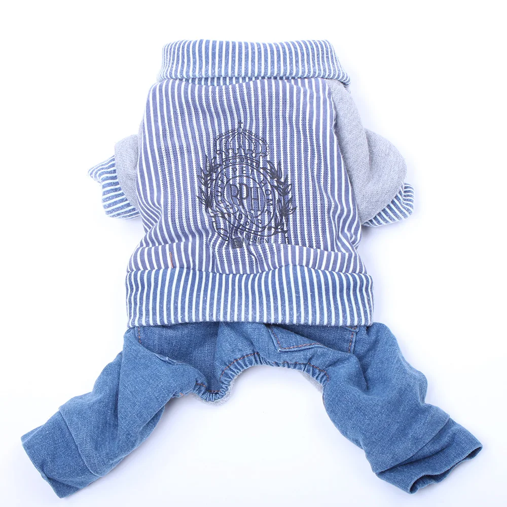 Striped Dog Jumpsuit Cat Hoodie Pet Puppy Coat Jacket Pants 4 Leg Winter Warm Clothes 6 Sizes
Striped Dog Jumpsuit Cat Hoodie Pet Puppy Coat Jacket Pants 4 Leg Winter Warm Clothes 6 Sizes