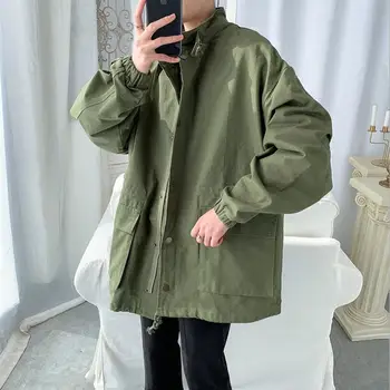 2020 Spring autumn new Tooling jacket for men loose plus size Solid color Man jacekts coat Casual Outerwear w715
2020 Spring autumn new Tooling jacket for men loose plus size Solid color Man jacekts coat Casual Outerwear w715