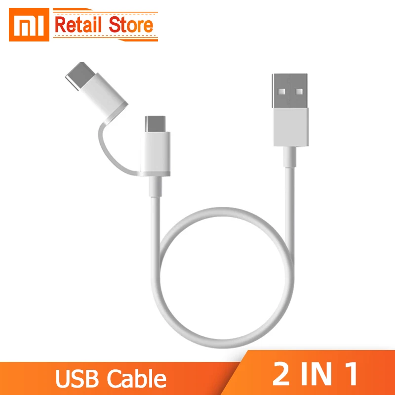 Original Xiaomi 2 in 1 Charging Cable Micro USB to Type-C Support Fast Charge for Xiaomi Smart Phone Xiaomi Mi Pad
Original Xiaomi 2 in 1 Charging Cable Micro USB to Type-C Support Fast Charge for Xiaomi Smart Phone Xiaomi Mi Pad