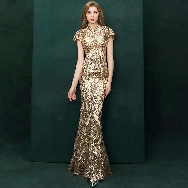 Beauty-Emily Sexy Long Mermaid Evening Dresses Elegant Sequins Appliques Prom Party Gowns Vintage Woman Dress 2020 New vestidos
Beauty-Emily Sexy Long Mermaid Evening Dresses Elegant Sequins Appliques Prom Party Gowns Vintage Woman Dress 2020 New vestidos
