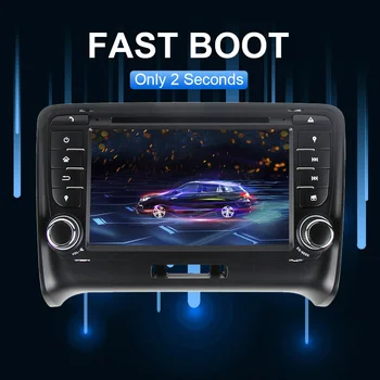 

2 Din Android Car DVD For Audi TT MK2 8J 2006 2007 2008 2009 2010 2011 2012 Multimedia Player DSP 4G Navigator GPS Radio Auto