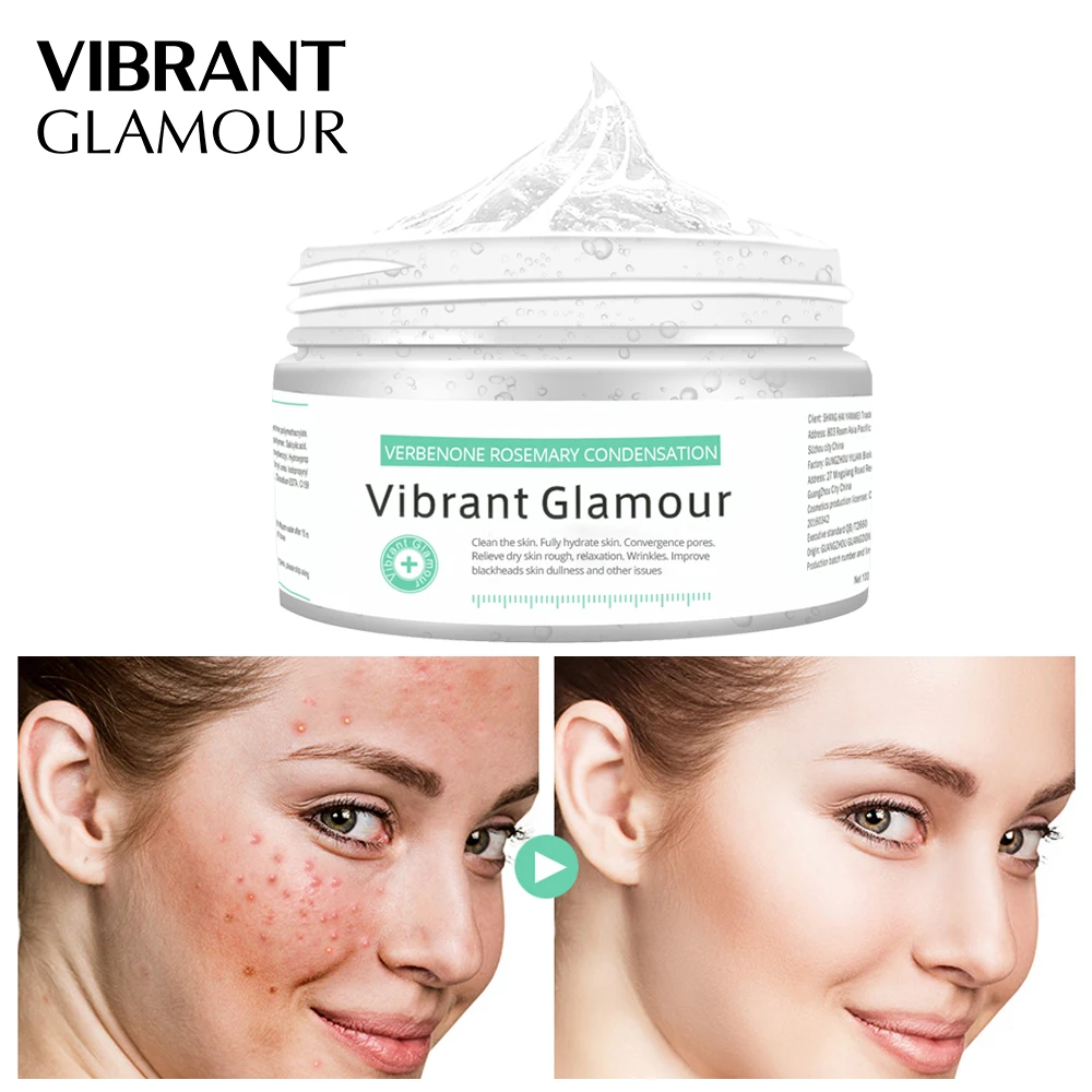 VIBRANT GLAMOUR Verbenone Rosemary Face Gream Blackhead Acne Remove Face Mask Deep Cleaning Whitening Moisturizing Facial Mask
VIBRANT GLAMOUR Verbenone Rosemary Face Gream Blackhead Acne Remove Face Mask Deep Cleaning Whitening Moisturizing Facial Mask