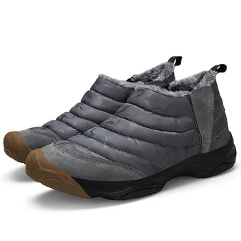 36~46 Winter Mens Oxford Cloth Camouflage Boots Snow Waterproof Men Ankle Boots Warm Plush Sneakers Outdoor Walking Shoes Black
36~46 Winter Mens Oxford Cloth Camouflage Boots Snow Waterproof Men Ankle Boots Warm Plush Sneakers Outdoor Walking Shoes Black