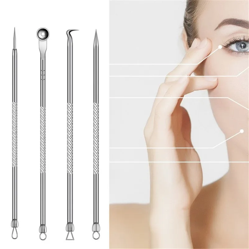black-headed needle Acne Extractor Remover Tool Kit Blackhead Blemish Removers Pimple Needles Treatment Face Skin Care Tools
black-headed needle Acne Extractor Remover Tool Kit Blackhead Blemish Removers Pimple Needles Treatment Face Skin Care Tools