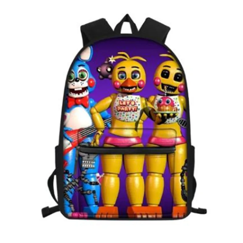 Cartoon Anime Students Canvas Backpack Five Nights At Freddys Pattern Girls School Book Bags Women's Travel Backpacks
Cartoon Anime Students Canvas Backpack Five Nights At Freddys Pattern Girls School Book Bags Women's Travel Backpacks