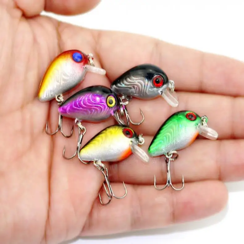 1PCS Mini Fat Crank Fishing Lure 30mm 1.5g Highly Simulated Rock Fishing Hard Bait Lures Swimming Depth 0.1~0.3M 10# Hook
1PCS Mini Fat Crank Fishing Lure 30mm 1.5g Highly Simulated Rock Fishing Hard Bait Lures Swimming Depth 0.1~0.3M 10# Hook