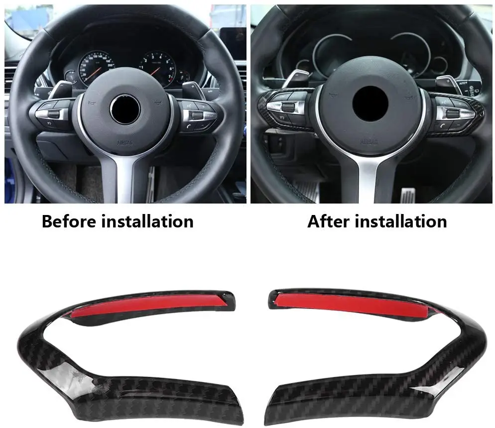 2pcs Steering Wheel Decorative Trim Car Steering Wheel Chrome Cover Frame for BMW F20 F22 F30 F32 F10 F06 F15 F16
2pcs Steering Wheel Decorative Trim Car Steering Wheel Chrome Cover Frame for BMW F20 F22 F30 F32 F10 F06 F15 F16