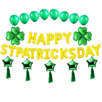St Patricks Day Decoration Beer Garland Shamrock Lucky Banner Tissue Latex Balloons Irish Party DIY Crafts Wedding Birthday Show
St Patricks Day Decoration Beer Garland Shamrock Lucky Banner Tissue Latex Balloons Irish Party DIY Crafts Wedding Birthday Show