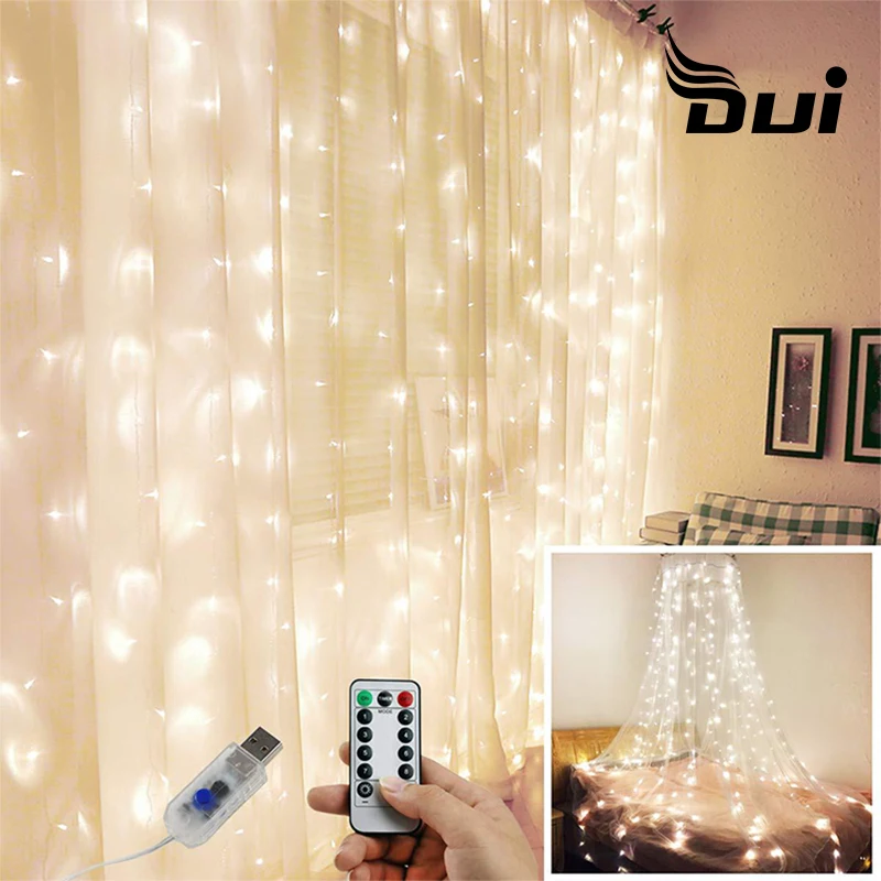 DUI USB remote control 3 * 3M copper wire lamp curtain lamp string ice bar lamp Christmas Day lamp string
DUI USB remote control 3 * 3M copper wire lamp curtain lamp string ice bar lamp Christmas Day lamp string