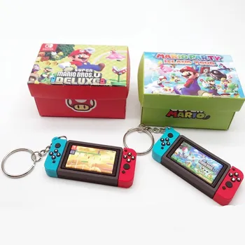 2020 New Nintendo Game Console With The Switch Keychain Mario Game Peripheral Key Ring Fashion Charm Soft Rubber Pvc Keychains
2020 New Nintendo Game Console With The Switch Keychain Mario Game Peripheral Key Ring Fashion Charm Soft Rubber Pvc Keychains