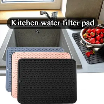 Drying Heat Insulation Soft Rubber Dishes Protector Sink Mat Table Kitchen Home Anti Slip Drying Dishes Drain Mat Foldable
Drying Heat Insulation Soft Rubber Dishes Protector Sink Mat Table Kitchen Home Anti Slip Drying Dishes Drain Mat Foldable