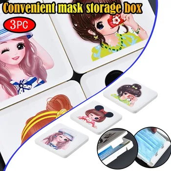 Cartoon Printed Mask Cover Mask Case Plastic Face Covering Storage Box Reusable Folders With Lids Storage Guarda Mascarillas
Cartoon Printed Mask Cover Mask Case Plastic Face Covering Storage Box Reusable Folders With Lids Storage Guarda Mascarillas