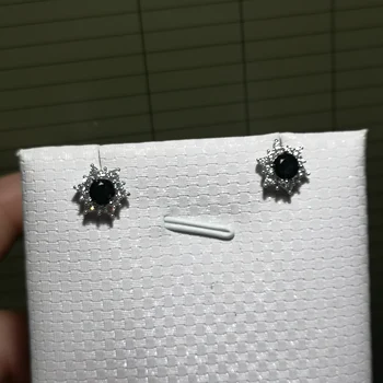 CoLife Jewelry 100% Natural Balck Sapphire Stud Earrings Fashion Silver Snowflake Earrings 925 Silver Sapphire Jewelry
CoLife Jewelry 100% Natural Balck Sapphire Stud Earrings Fashion Silver Snowflake Earrings 925 Silver Sapphire Jewelry