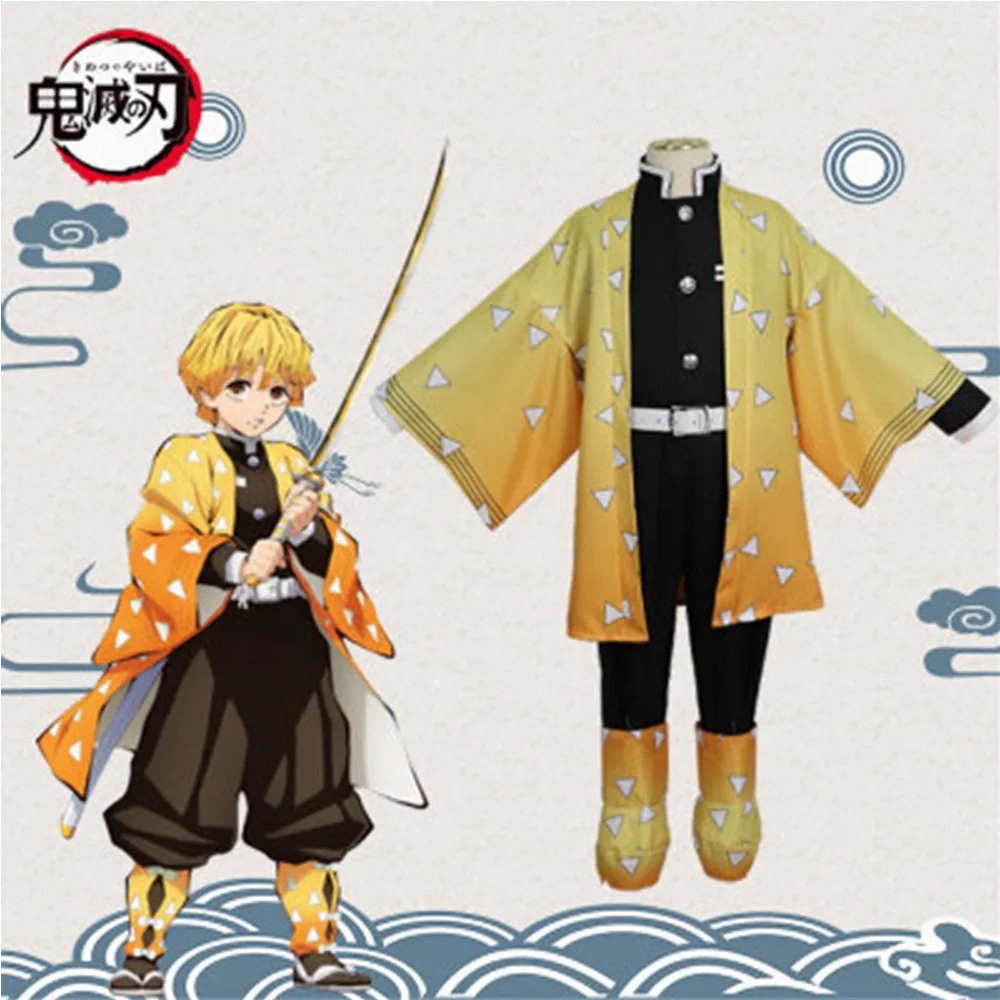 Agatsuma Zenitsu kids costumes Demon Slayer Kamado Nezuko costumes Blade of Ghost Graphic cosplay Tomioka Giyuu kimono for kids
Agatsuma Zenitsu kids costumes Demon Slayer Kamado Nezuko costumes Blade of Ghost Graphic cosplay Tomioka Giyuu kimono for kids