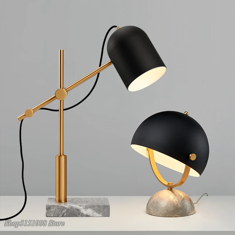 Modern creative table lamp black lamp shade reading room living room bedroom table lamp marble study room decoration table lamp
Modern creative table lamp black lamp shade reading room living room bedroom table lamp marble study room decoration table lamp