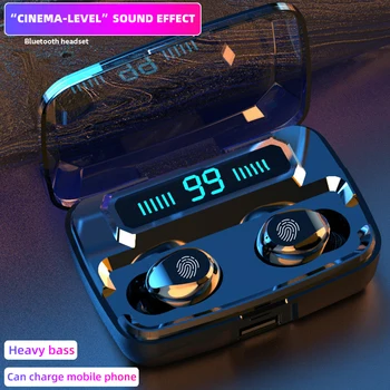 Bluetooth Headphone 9D Super Bass Wireless Headphones TWS Bluetooth5.0 earphone HiFi IPX7 Waterproof earbuds Touch Control
Bluetooth Headphone 9D Super Bass Wireless Headphones TWS Bluetooth5.0 earphone HiFi IPX7 Waterproof earbuds Touch Control
