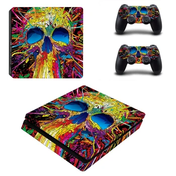 Cool Skull Style Skin Sticker for PS4 Slim Console & Controllers Decal Vinyl Skins Cover Game Accessories YSP4S-3523 
Cool Skull Style Skin Sticker for PS4 Slim Console & Controllers Decal Vinyl Skins Cover Game Accessories YSP4S-3523