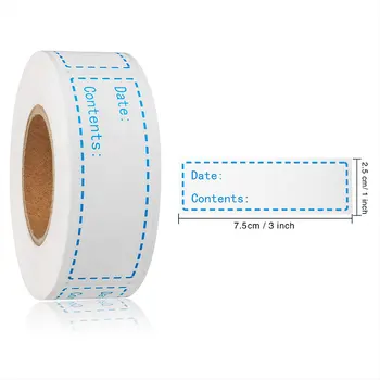 Removable Freezer Labels 1 x 3 Inch Food Storage Stickers Refrigerator Freezer Paper Labels (Blue)
Removable Freezer Labels 1 x 3 Inch Food Storage Stickers Refrigerator Freezer Paper Labels (Blue)