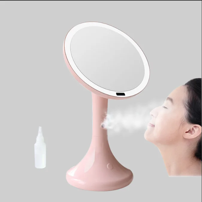 Makeup Mirror LED M001 Intelligent Induction Fill Light Spray Moisturizing Lighted Makeup Mirror Ring Magnifying Vanity Mirrors
Makeup Mirror LED M001 Intelligent Induction Fill Light Spray Moisturizing Lighted Makeup Mirror Ring Magnifying Vanity Mirrors
