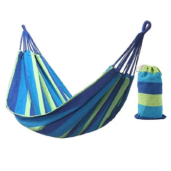 185X100cm Hammock 2 Person Outdoor Leisure Bed Travel Camping Hanging Hammock Swing Lazy Chair,Blue 
185X100cm Hammock 2 Person Outdoor Leisure Bed Travel Camping Hanging Hammock Swing Lazy Chair,Blue