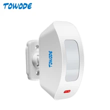 TOWODE Wireless PIR Motion Detector 433Mhz Home Security Window Curtain Alarm Sensor Work With W18 W20 G18 K52 G60 Alarm System
TOWODE Wireless PIR Motion Detector 433Mhz Home Security Window Curtain Alarm Sensor Work With W18 W20 G18 K52 G60 Alarm System