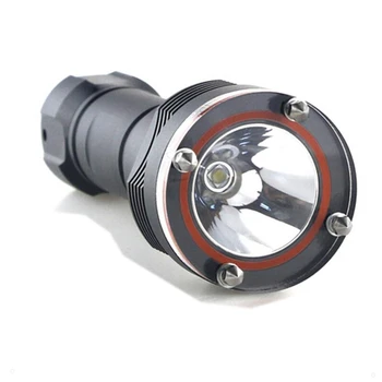 Waterproof underwater 30m 1600lumen XM-L2 diving scuba flashlight 18650 26650 stepless dimming torch dive searching flash light