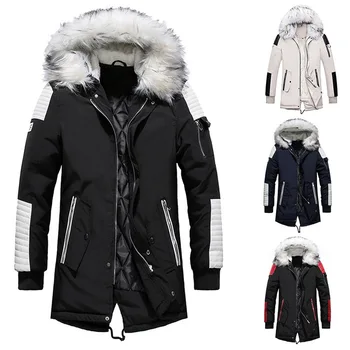 2019 Men Winter Parka Jackets Coats Casual Warm Long Sleeve Hooded Parkas Solid Color Windproof Warm Parkas Homme Streetwears
2019 Men Winter Parka Jackets Coats Casual Warm Long Sleeve Hooded Parkas Solid Color Windproof Warm Parkas Homme Streetwears