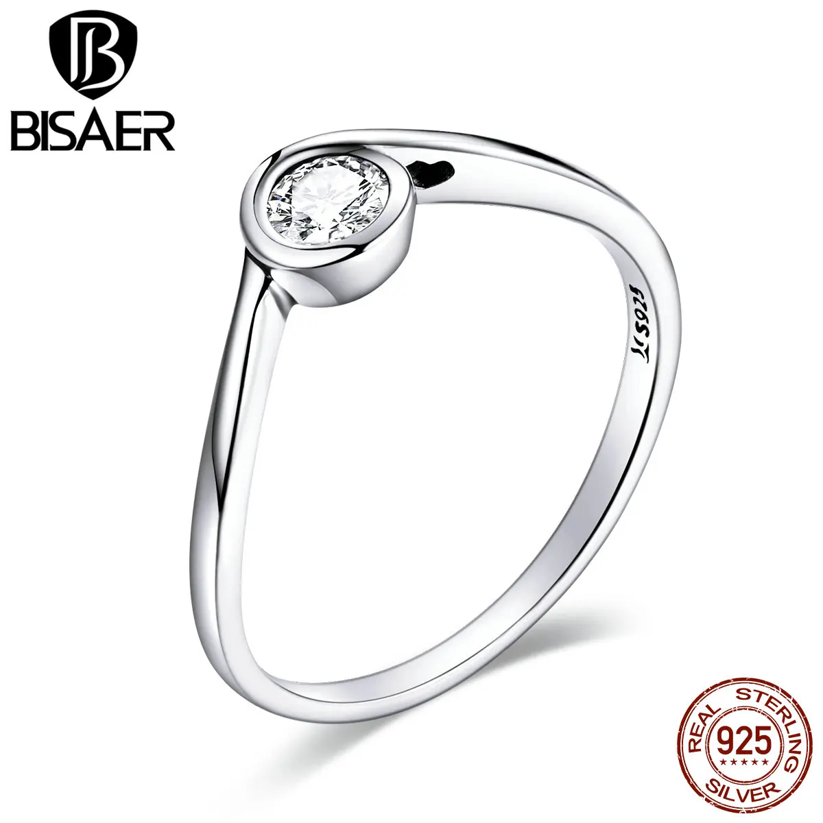 BISAER Rings 925 Sterling Silver Sparkling Zircon Statement Round Finger Rings For Female Best Gift 2020 Fashion Jewelry GXR662
BISAER Rings 925 Sterling Silver Sparkling Zircon Statement Round Finger Rings For Female Best Gift 2020 Fashion Jewelry GXR662