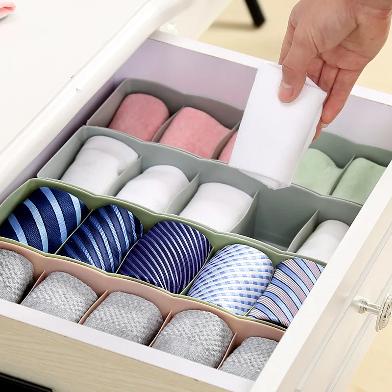 Five Grid Socks Storage Box 5 Grid Drawer Partition Multifunctional Plastic Storage Box Drawer Tie Underwear Storage Box
Five Grid Socks Storage Box 5 Grid Drawer Partition Multifunctional Plastic Storage Box Drawer Tie Underwear Storage Box