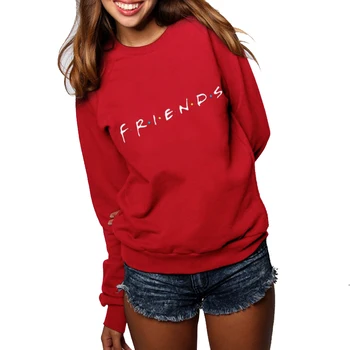 Vintage Letter Print Long Sleeve FRIENDS TV Casual Women's Sweatshirts Winter FRIENDS Print Loose Hoodies Fashion Womens Shirts 
Vintage Letter Print Long Sleeve FRIENDS TV Casual Women's Sweatshirts Winter FRIENDS Print Loose Hoodies Fashion Womens Shirts