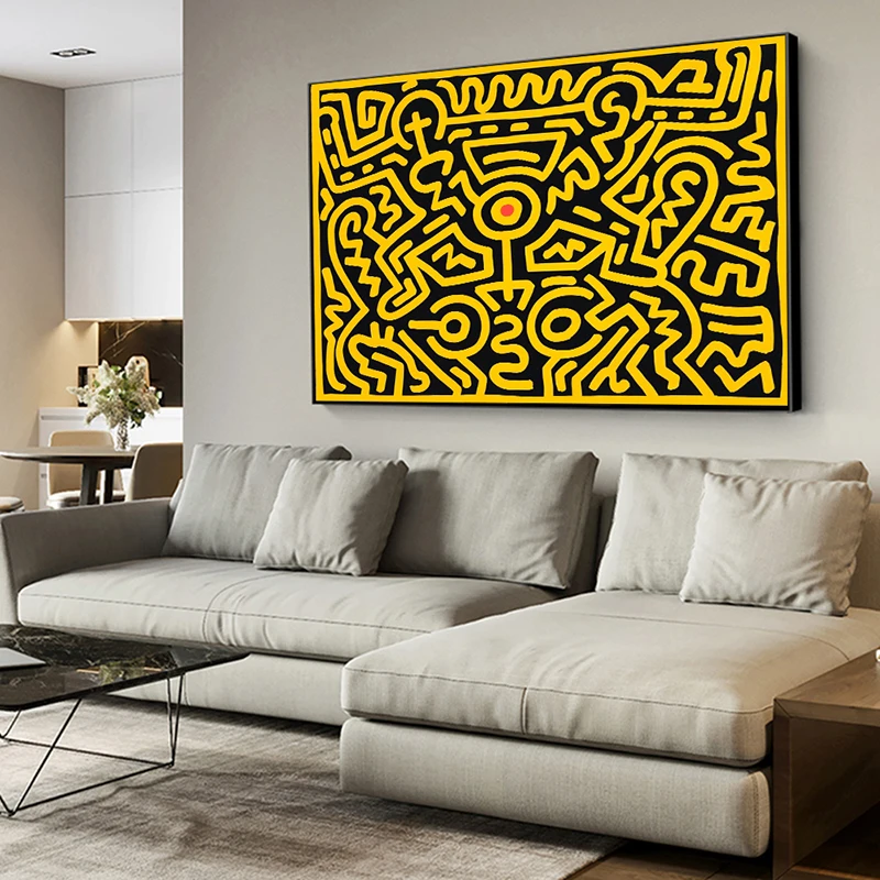 Nordic Printed Canvas Painting Yellow Irregular Lines Abstract Art Poster Painting and Printmaking Modern Home Decoration Mural
Nordic Printed Canvas Painting Yellow Irregular Lines Abstract Art Poster Painting and Printmaking Modern Home Decoration Mural