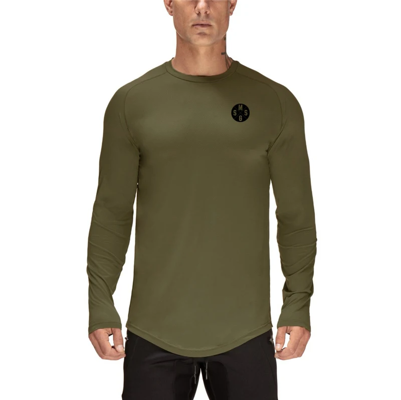 New Brand Gyms Fashion Mens O-Neck T-Shirt Fitness Training Sporting Tshirts Workout Casual Mesh Fit Long sleeve T-shirt
New Brand Gyms Fashion Mens O-Neck T-Shirt Fitness Training Sporting Tshirts Workout Casual Mesh Fit Long sleeve T-shirt