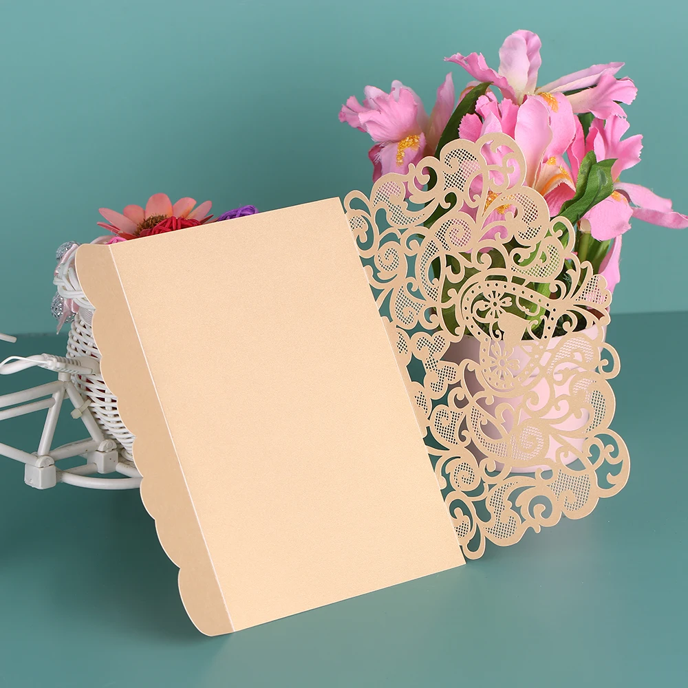 20pcs/set Wedding Invitation Card Cover Pearl Paper Laser Cut Hollow Heart Pattern Invitation Cards Wedding Anniversary Supplies
20pcs/set Wedding Invitation Card Cover Pearl Paper Laser Cut Hollow Heart Pattern Invitation Cards Wedding Anniversary Supplies
