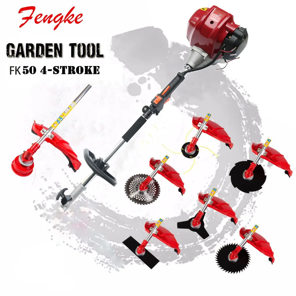 

2021 New 7 in 1 FK50 Multi Tool 4 Stroke Engine 47.9cc 1.47KW Brush Cutter Grass Trimmer CE Approved