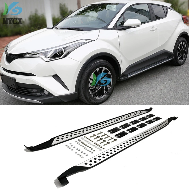 Новое поступление для Toyota CHR 2017 2018 2019 ходовые педали с боковыми ступенчатыми