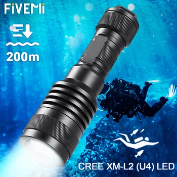 LED Diving Flashlight led Scuba Diver Light CREE XM-L2 U4 Super bright diving lamp Professional Powerful Underwater Torch Lamp
LED Diving Flashlight led Scuba Diver Light CREE XM-L2 U4 Super bright diving lamp Professional Powerful Underwater Torch Lamp