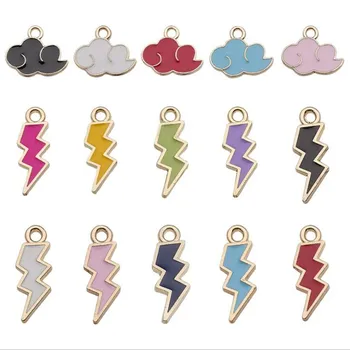 90pcs/lot Mixed Enamel Charms Lightning Cloud Pendant For Jewelry Making DIY Bracelet Earrings Jewelry Accessories
90pcs/lot Mixed Enamel Charms Lightning Cloud Pendant For Jewelry Making DIY Bracelet Earrings Jewelry Accessories